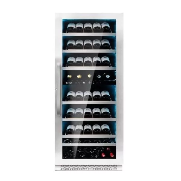 DIVIN DV-568DSD單門冰箱,尺寸59.5x71x172cm,重量97kg,容量區間301-599公升,適閤家庭使用。電子式馬達,110V/60Hz電壓,耗電1.9A,環保冷媒R600a。右開門設計,全機保固2年,壓縮機保固3年,含基本安裝服務。中國產地,BSMI免驗,高效節能單門冰箱選擇。 DIVIN DV-568DSD