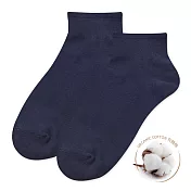 【ONEDER 旺達棉品】有機棉1/2中統羅紋襪 22-26公分 短襪 襪子 嚴選通過IDFL國際紡織檢測 AN-A301 黑