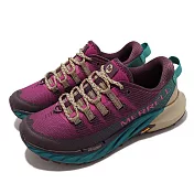 Merrell 野跑鞋 Agility Peak 4 紫紅 湖水綠 女鞋 抓地 戶外 越野 運動鞋 ML067216