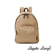 Legato Largo Lieto 肩樂系列 沉穩純色後背包 Small size- 米色