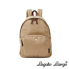 Legato Largo Lieto 肩樂系列 沉穩純色後背包 Small size─ 米色
