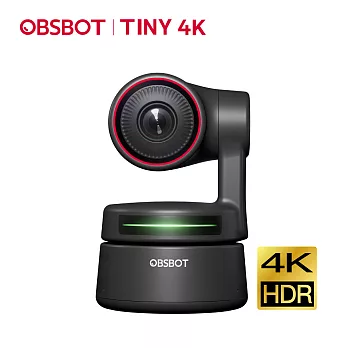 OBSBOT｜Tiny 4K 人臉辨識 PTZ 自動追蹤視訊網路攝影機