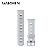 GARMIN Quick Release 22mm 矽膠錶帶  鵝卵石白