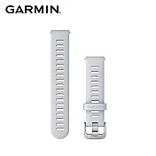 GARMIN Quick Release 18mm 矽膠錶帶  鵝卵石白