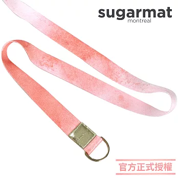 【加拿大Sugarmat】頂級瑜珈伸展帶 蜜桃粉 PINK