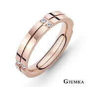 GIUMKA情侶戒指尾戒鋼飾守護你男女情人對戒 單個價格 MR03075 情人節推薦 3 玫金色美國圍3號