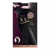 【ONEDER 旺達棉品】50D天鵝絨加大褲襪 DG-A101 保暖台灣製 大尺碼 XXL 黑