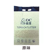 【OC嚴選】3包超值組 天然破碎型豆腐砂6L (原味/綠茶/水蜜桃/竹炭) 原味