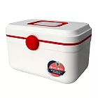 OSHI 多用途雙層醫藥箱(附攜帶藥盒) 急救箱 收納箱 工具箱 配件箱 零件箱 縫紉箱 縫紉盒 收納盒 紅白色
