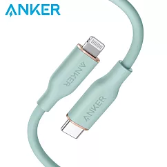 ANKER A8662 糖果快充線 0.9M USB─C to Lightning 綠色
