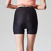 ADISI 女自行車專用內褲AUP2292079 (S-2XL)｜彈性 快乾 透氣 吸濕排汗 抗紫外線 防曬 抗UV 內著 單車內褲 L 黑色
