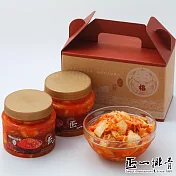 【正一排骨】韓式泡菜禮盒 700g/罐，2罐/盒(冷藏)
