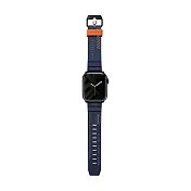 Skinarma日本潮牌 Apple Watch 42/44/45mm Shokku 街頭款矽膠錶帶 藍色