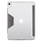 JTL / JTLEGEND iPad Air 2022 Amos 10.9吋 相機快取多角度折疊布紋皮套(無筆槽) 雅痞灰