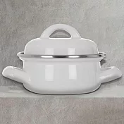 《Premier》附蓋雙耳琺瑯湯鍋(10cm) | 醬汁鍋 煮醬鍋 牛奶鍋