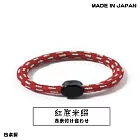 日本製強導電纖維防靜電手環 (抗靜電 防靜電 手環 日本製手環) S  紅底米綴