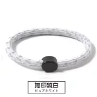 日本製強導電纖維防靜電手環 (抗靜電 防靜電 手環 日本製手環) M  無印純白