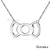 GIUMKA鋼項鍊蝴蝶結項鏈珠寶白鋼女鍊 生日聖誕交換禮物推薦 簡愛系列 單個價格 MN04100 45cm 銀色