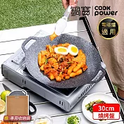 【CookPower 鍋寶】韓式不沾鑄造燒烤盤30CM IH/電磁爐適用