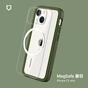犀牛盾 iPhone 13 mini (5.4吋) Mod NX (MagSafe兼容) 超強磁吸手機保護殼 - 軍綠 Camo Green