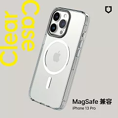 犀牛盾 iPhone 13 Pro (6.1吋) Clear(MagSafe 兼容)超強磁吸透明防摔手機殼(抗黃終身保固)