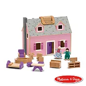 美國瑪莉莎 Melissa & Doug 小折原木娃娃屋, 溫馨別墅