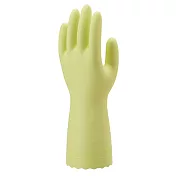 日本SHOWA設計家用薄型手套- 指尖加強堅固耐用又好抓取的清潔手套 (嫩綠L )