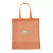 E.City_環保蔬果單肩購物收納網袋(2入) 橘色