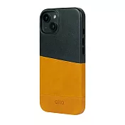 Alto Metro 插卡皮革手機殼 iPhone 14 -  - 焦糖棕/渡鴉黑