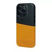 Alto Metro 插卡皮革手機殼 iPhone 14 Pro -  - 焦糖棕/渡鴉黑