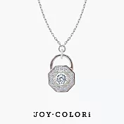 【JOY COLORi】28分 18K白金 銀河星鎖屋大維婭鑽石項鍊