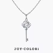 【JOY COLORi】50分 18K白金 光年之鑰阿斯切鑽石項鍊