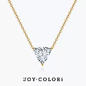 【JOY COLORi】70分 18K黃金 經典恆星三角鑽石項鍊