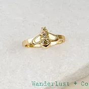 Wanderlust+Co 澳洲品牌 鑲鑽蜜蜂戒指 金色X彩鑽 Bee Ring 8