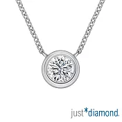 【Just Diamond】璀璨星光系列 18K金20分鑽石項鍊