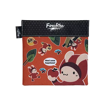 《COSMICOS台灣輕食袋》手繪食物袋|小紅帽兔