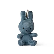 BON TON TOYS Miffy米菲兔燈芯絨鑰匙圈 10cm (藍)