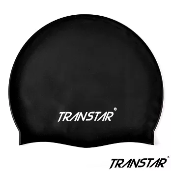 TRANSTAR 純矽膠泳帽-止滑顆粒防靜電 黑色