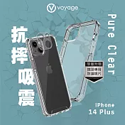 VOYAGE 超軍規防摔保護殼-Pure Clear-iPhone 14 Plus (6.7＂)