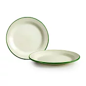 《IBILI》琺瑯餐盤(米綠28cm) | 餐具 器皿 盤子