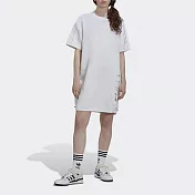 ADIDAS TEE DRESS 女 短袖T-SHIRT洋裝 HK5080 L 白