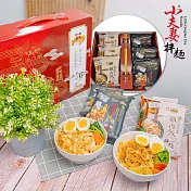 小夫妻拌麵-嘉義好食光禮盒x4盒(雞肉飯風味x3包/盒+砂鍋魚頭風味x3包/盒)