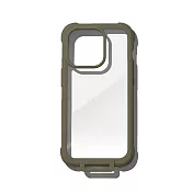 bitplay Wander Case 隨行殼 iPhone14 Pro-6.1吋 透明背蓋軍規防摔手機殼附風格貼紙 卡其綠
