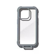 bitplay Wander Case 隨行殼 iPhone14 Plus-6.7吋 透明背蓋軍規防摔手機殼附風格貼紙 霧灰藍