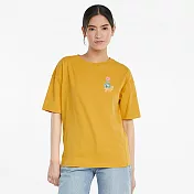 PUMA女 流行系列Downtown短袖T恤(F) 53167937 M 芥黃