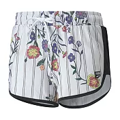 PUMA女 流行系列Downtown花卉棉質短褲(F) 59629602 M 白