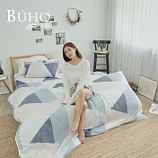 《BUHO》天絲萊賽爾6x7尺雙人兩用被(套)+枕套三件組-台灣製 《刻光之影》