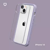 犀牛盾iPhone 14 (6.1吋) Mod NX 防摔邊框背蓋兩用手機保護殼 - 薰衣紫