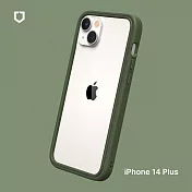 犀牛盾 iPhone 14 Plus (6.7吋) CrashGuard NX 防摔邊框手機保護殼- 軍綠