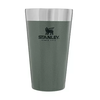 STANLEY 冒險系列 真空不銹鋼 品脫杯  0.47L/錘紋綠
